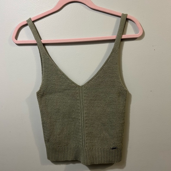 Abercrombie & Fitch Tops - Abercrombie Olive Green Knit Women's Top Medium